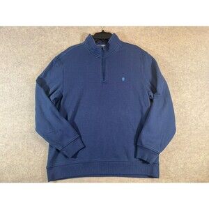 IZOD Advantage Performance Men’s XL Blue 1/4 Zip Pullover Stretch Sweatshirt